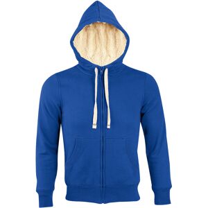 SOLS Sherpa Unisex Zip-Up Hooded Sweatshirt / Hoodie (Koningsblauw) 2XL SOLS Sherpa Unisex Zip-Up Hooded Sweatshirt / Hoodie (Koningsblauw) 2XL