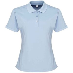 Premier Lichtblauwe Model 16 UK Poloshirt - Piqué, Korte Mouw Premier Lichtblauwe Model 16 UK Poloshirt - Piqué, Korte Mouw
