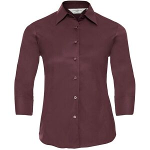 Russell Athletic Russell Collection Dames/Dames Easy-Care 3/4 mouw Formeel Overhemd (Haven) 46 Russell Athletic Russell Collection Dames/Dames Easy-Care 3/4 mouw Formeel Overhemd (Haven) 46