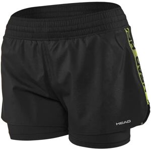 Head Advantage Vrouwen Zwart Tennisshort L Head Advantage Vrouwen Zwart Tennisshort L