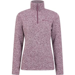 Mountain Warehouse Dames/Dames Idris Half Zip Fleece Top (Bourgondië) 46 Mountain Warehouse Dames/Dames Idris Half Zip Fleece Top (Bourgondië) 46