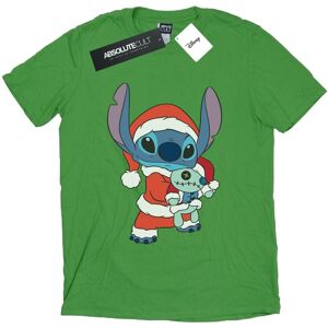 Disney Dames/Dames Lilo And Stitch Kerstmis Katoenen Vriendje T-shirt (Iers Groen) L Disney Dames/Dames Lilo And Stitch Kerstmis Katoenen Vriendje T-shirt (Iers Groen) L