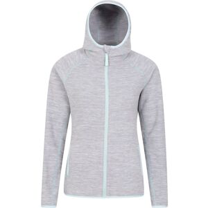 Mountain Warehouse Dames/Dames Lleyn II Melange Full Zip Hoodie (Grijs) 48 Mountain Warehouse Dames/Dames Lleyn II Melange Full Zip Hoodie (Grijs) 48