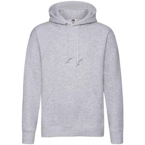Fruit of the Loom Unisex Premium Hoodie voor volwassenen (Heide Grijs) L Fruit of the Loom Unisex Premium Hoodie voor volwassenen (Heide Grijs) L