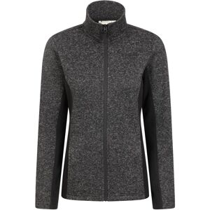 Mountain Warehouse Dames/dames Idris fleecejack met panelen (Zwart) 42 Mountain Warehouse Dames/dames Idris fleecejack met panelen (Zwart) 42