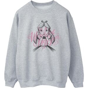 Disney Dames/Dames Alice In Wonderland In Een Wereld Van Mijn Eigen Sweatshirt (Sportgrijs) L Disney Dames/Dames Alice In Wonderland In Een Wereld Van Mijn Eigen Sweatshirt (Sportgrijs) L
