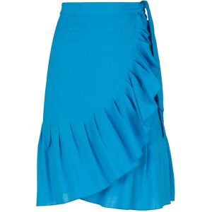 Conquista Turquoise wikkelrok met ruches M Conquista Turquoise wikkelrok met ruches M