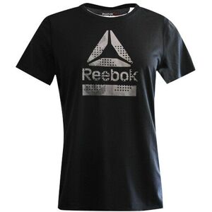 Reebok Active Chill Zwart Dames T-Shirt Korte Mouwen Reebok Active Chill Zwart Dames T-Shirt Korte Mouwen