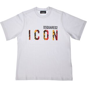 Dsquared2 Icon DQ1710D0-0MMDQ Slouch Fit T-shirt met korte mouwen voor jongens 10J / 140cm Dsquared2 Icon DQ1710D0-0MMDQ Slouch Fit T-shirt met korte mouwen voor jongens 10J / 140cm