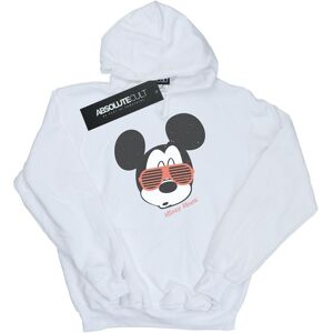 Disney Dames/Dames Mickey Mouse Zonnebril Hoodie (Wit) L Disney Dames/Dames Mickey Mouse Zonnebril Hoodie (Wit) L