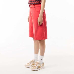 Dames Lacoste Lange Natural Dye Bermuda in Rood 42 Dames Lacoste Lange Natural Dye Bermuda in Rood 42