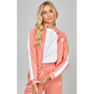 Women's SikSilk Tapered Track Top in Coral 32 Women's SikSilk Tapered Track Top in Coral 32