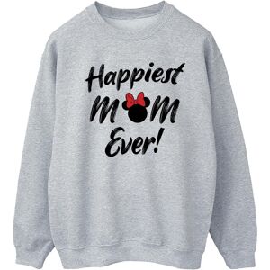 Disney Dames/Dames Minnie Mouse Happiest Mom Ever Sweatshirt (Sportgrijs) L Disney Dames/Dames Minnie Mouse Happiest Mom Ever Sweatshirt (Sportgrijs) L