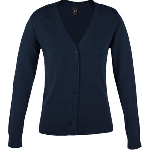 SOLS Vrouwen/dames Golden V Neck Cardigan (Marine) M SOLS Vrouwen/dames Golden V Neck Cardigan (Marine) M