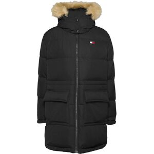 Tommy Jeans Jas winter Midi Alaska Faux Fur Jacket Zwart M Tommy Jeans Jas winter Midi Alaska Faux Fur Jacket Zwart M