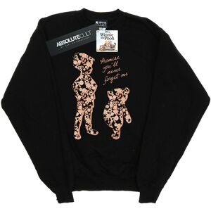 Disney Dames/Dames Winnie The Pooh Belofte die je nooit zult vergeten Sweatshirt (Zwart) M Disney Dames/Dames Winnie The Pooh Belofte die je nooit zult vergeten Sweatshirt (Zwart) M