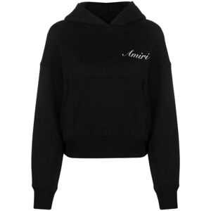 Amiri MA Script zwarte hoodie M Amiri MA Script zwarte hoodie M