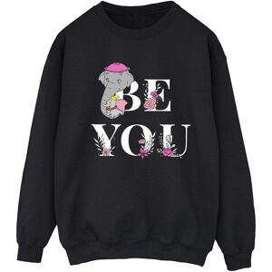 Disney Dames/Dames Dumbo Be You Sweatshirt (Zwart) 2XL Disney Dames/Dames Dumbo Be You Sweatshirt (Zwart) 2XL