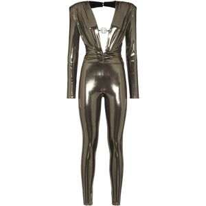 Philipp Plein Lamé Jersey Jumpsuit L Philipp Plein Lamé Jersey Jumpsuit L