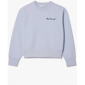 Dames Lacoste Oversized Double Face Jogger Sweatshirt in Blauw 42 Dames Lacoste Oversized Double Face Jogger Sweatshirt in Blauw 42