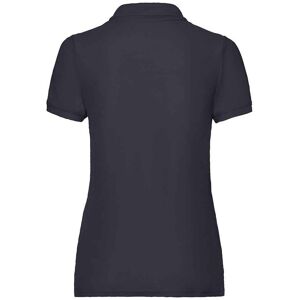 Fruit of the Loom Dames Diepe Marineblauwe Polo - Piqué Fruit of the Loom Dames Diepe Marineblauwe Polo - Piqué