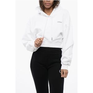 Off-White Bedrukte cropped hoodie in wit 34 Off-White Bedrukte cropped hoodie in wit 34