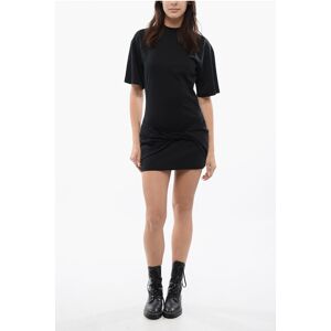 Off-White Voorkant geknoopte SMALL ARROW T-shirtjurk in zwart 38 Off-White Voorkant geknoopte SMALL ARROW T-shirtjurk in zwart 38