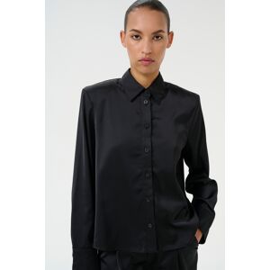 Gestuz Overhemd met lang mouwen Box fit black 34 Gestuz Overhemd met lang mouwen Box fit black 34