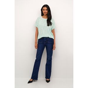 Kaffe Mouwloos shirt Loose fit Granite Green/ Chalk Flower floral 34 Kaffe Mouwloos shirt Loose fit Granite Green/ Chalk Flower floral 34