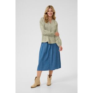 Cream Blouse met lange mouwen Regular fit Tea green 40 Cream Blouse met lange mouwen Regular fit Tea green 40