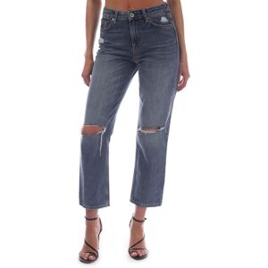 Gant Dames/Dames Camie Ripped Cropped Relaxed Fit Jeans (Blauw) 28/32 Gant Dames/Dames Camie Ripped Cropped Relaxed Fit Jeans (Blauw) 28/32