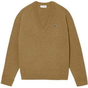 Lacoste Dames/Dames Gekaarde Moss Stitch Relaxed Fit Trui (Bruin) 38 Lacoste Dames/Dames Gekaarde Moss Stitch Relaxed Fit Trui (Bruin) 38