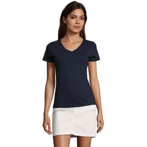 SOLS Dames/Dames Imperial V Hals T-shirt (Franse marine) 2XL SOLS Dames/Dames Imperial V Hals T-shirt (Franse marine) 2XL