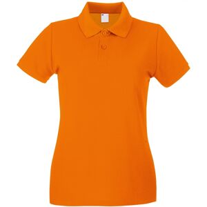 Fruit of the Loom Dames/Dames Lady Fit Poloshirt met korte mouwen (Helder oranje) L Fruit of the Loom Dames/Dames Lady Fit Poloshirt met korte mouwen (Helder oranje) L
