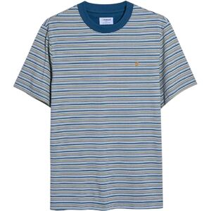 Farah Heren Danny gestreept T-shirt met korte mouwen (Grijs) XL Farah Heren Danny gestreept T-shirt met korte mouwen (Grijs) XL