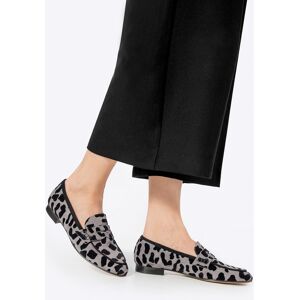 Wittchen Dames Mocassins met Luipaardprint, Gemaakt van Echt Leer 38 Wittchen Dames Mocassins met Luipaardprint, Gemaakt van Echt Leer 38
