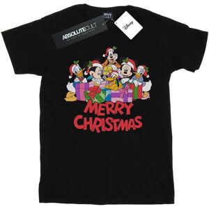 Disney Dames/Dames Mickey Mouse And Friends Kerstmis Katoenen Vriendje T-shirt (Zwart) 3XL Disney Dames/Dames Mickey Mouse And Friends Kerstmis Katoenen Vriendje T-shirt (Zwart) 3XL