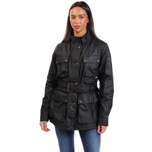 Belstaff Trailmaster damesjas van gewaxt katoen in zwart 36 Belstaff Trailmaster damesjas van gewaxt katoen in zwart 36