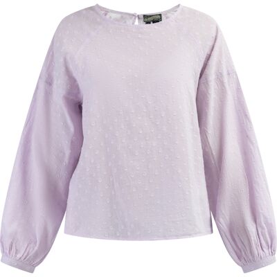 Dreimaster Blouse Dames lichtpaars XS Dreimaster Blouse Dames lichtpaars XS