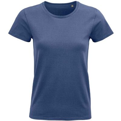 SOLS Dames/Dames Pioneer Organic T-shirt (Denim) S SOLS Dames/Dames Pioneer Organic T-shirt (Denim) S