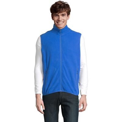 SOLS Uniseks Fleece Bodywarmer met rits voor volwassenen (Koningsblauw) XL SOLS Uniseks Fleece Bodywarmer met rits voor volwassenen (Koningsblauw) XL