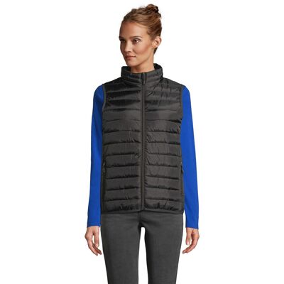 SOLS Dames/Dames Stream Gilet (Zwart) L SOLS Dames/Dames Stream Gilet (Zwart) L