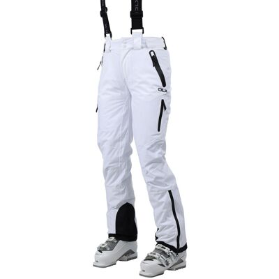 Trespass Dames Marisol II DLX Waterdichte Skibroek - Wit Trespass Dames Marisol II DLX Waterdichte Skibroek - Wit