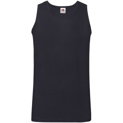 Fruit of the Loom Unisex Adult Valueweight Athletic Tank Top (Deep Navy) S Fruit of the Loom Unisex Adult Valueweight Athletic Tank Top (Deep Navy) S