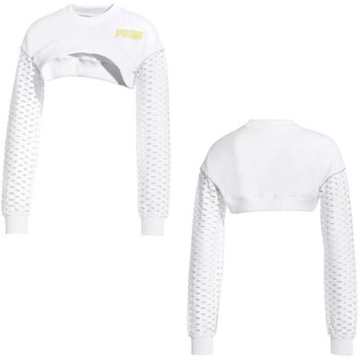 Puma x Sophia Webster Lange Mouw Womens Cropped Top Sweatshirt 578557 02 S Puma x Sophia Webster Lange Mouw Womens Cropped Top Sweatshirt 578557 02 S