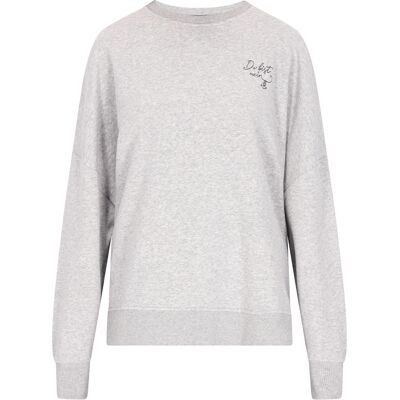 Dreimaster Sweatshirt Dames grijs melange XS Dreimaster Sweatshirt Dames grijs melange XS