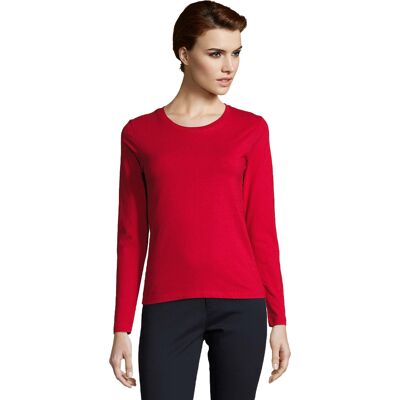 SOLS Dames/Dames Imperial T-shirt met lange mouwen (Rood) M SOLS Dames/Dames Imperial T-shirt met lange mouwen (Rood) M