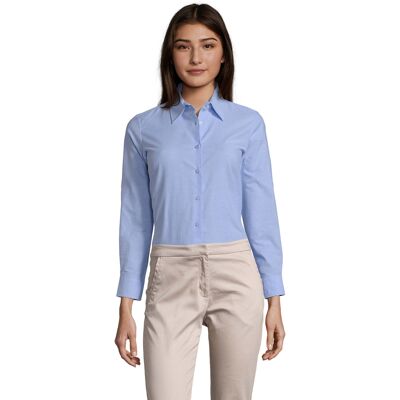 SOLS Dames/Dames Embassy Oxford zakelijke blouse met lange mouwen (Hemelsblauw) 3XL SOLS Dames/Dames Embassy Oxford zakelijke blouse met lange mouwen (Hemelsblauw) 3XL