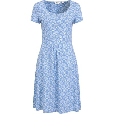 Mountain Warehouse Dames/Dames Orchidee Zeeschelpen UV-bescherming Midi Dress (Lichtblauw) 42 Mountain Warehouse Dames/Dames Orchidee Zeeschelpen UV-bescherming Midi Dress (Lichtblauw) 42