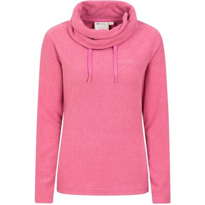 Mountain Warehouse Dames Hebridean Cowl Neck Fleece Top (Donkerroze) 46 Mountain Warehouse Dames Hebridean Cowl Neck Fleece Top (Donkerroze) 46